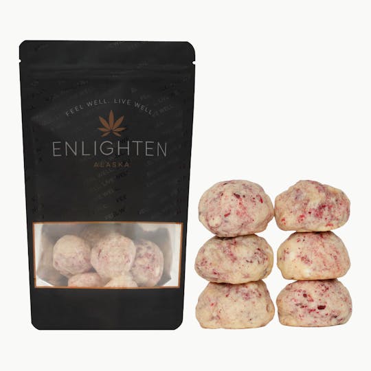 Enlighten - White Chocolate Chip Cookie with Raspberry Cheesecake - 100mg - 1