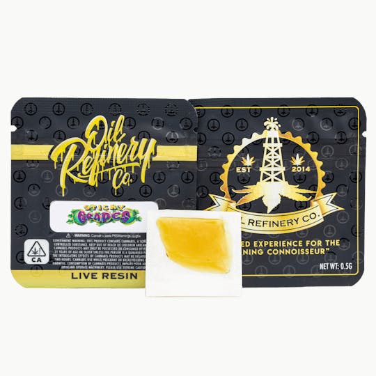 Jungle Boys - Oil Refinery Co | Sticky Grapes - .5g Live Resin - 1