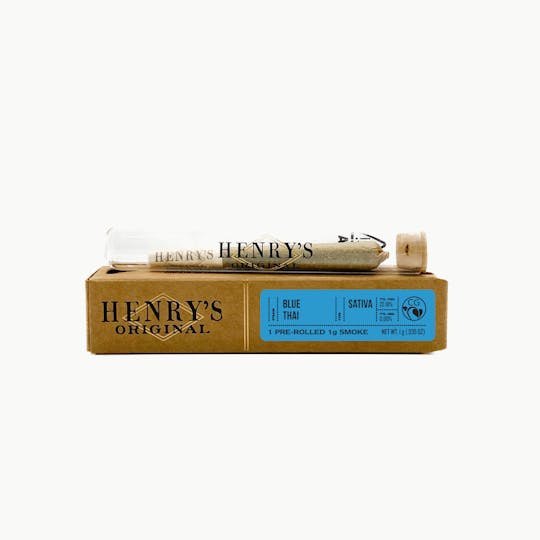 Henry's Original - 1g Single Pre-Roll- Blue Thai - 1