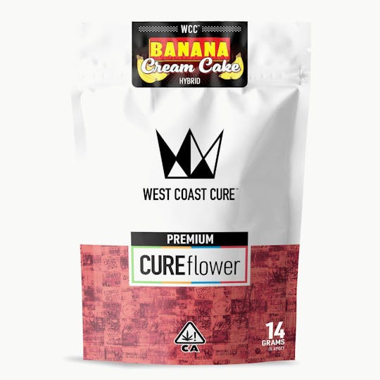 West Coast Cure - Banana Cream Cake - 14g Premium Flower - 1
