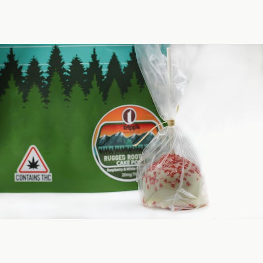 Rugged Roots - Rugged Roots - Raspberry White Chocolate Cake Pop 20mg - 1