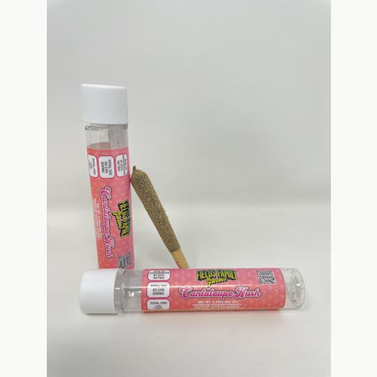 Fields Family Farmz - Cantaloupe Kush Single 1.2g Diamond/Kief/Cannabis Oil Infused Pre Roll - 1
