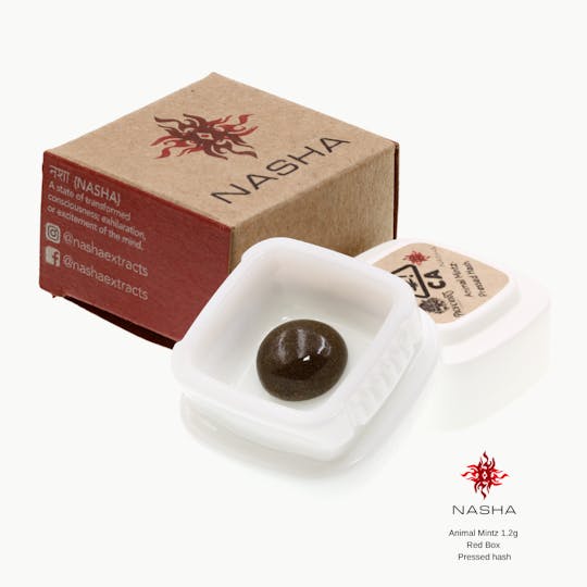 NASHA - Animal Mintz 1.2g Red Pressed Hash (Pacific Roots) - 1