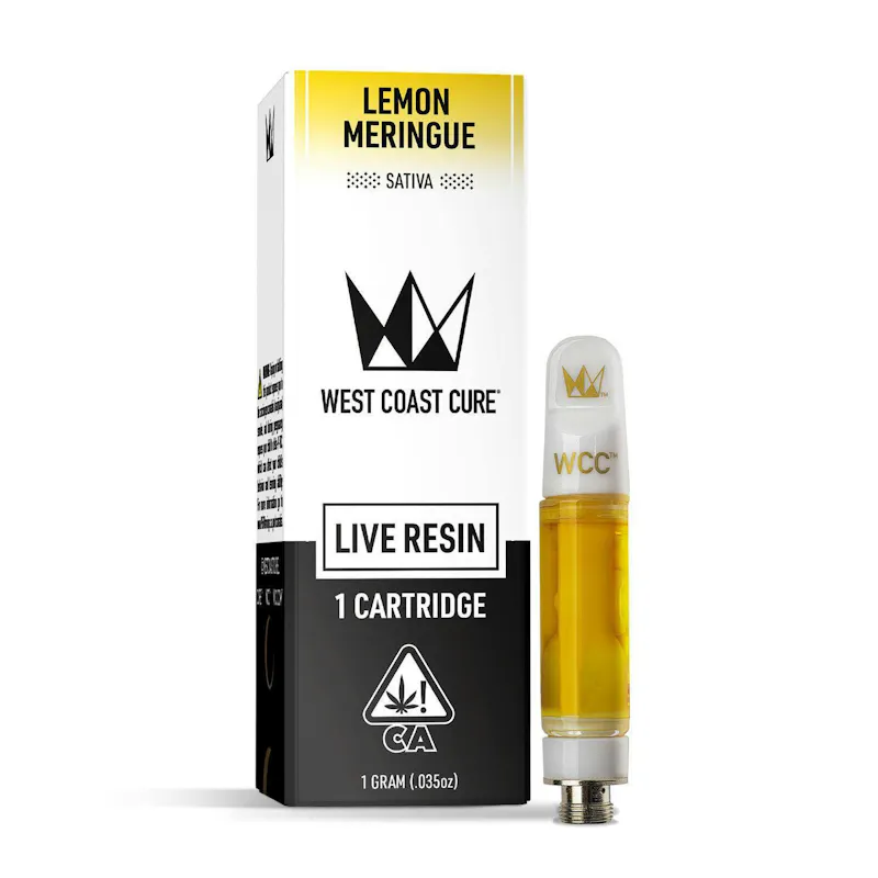 West Coast Cure Lemon Meringue Live Resin Cartridge - 1g