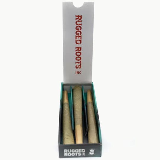 Rugged Roots - Rugged Roots - Ice Cream Cake Pre Roll Pack 3g - 1