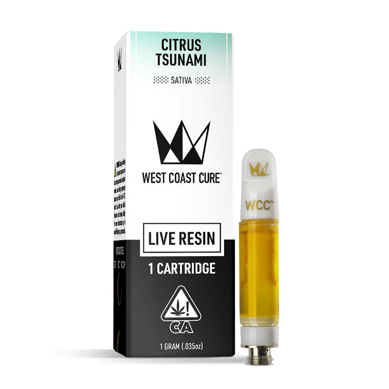 West Coast Cure Citrus Tsunami Live Resin Cartridge - 1g