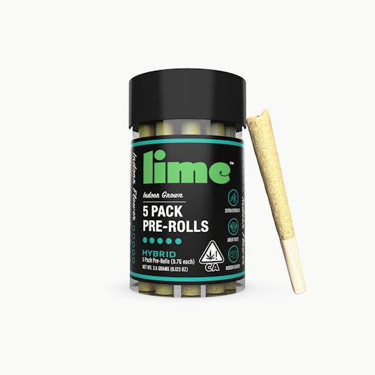Lime - 5 Pack Pre Rolls | Hybrid - 1