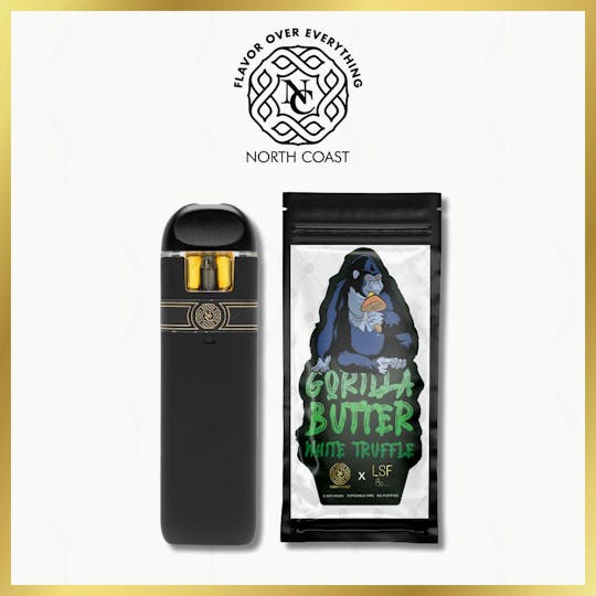 North Coast - North Coast x Light Sky Farms Gorilla Butter Rosin Disposable Pod .5g - 1