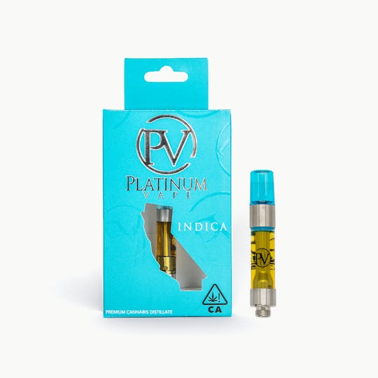 Platinum Vape - Platinum Vape Papa's OG (Indica) 510 Thread Cartridge 1g - 1