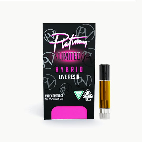 Platinum Vape - Platinum Vape LIVE RESIN Animal Mintz (Hybrid) 510 Thread Cartridge 1g - 1