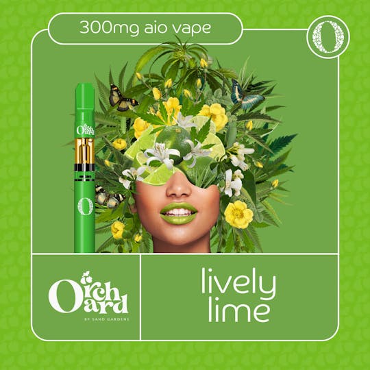 Sano Gardens - Orchard Vapes: Lively Lime 300mg AIO - 1