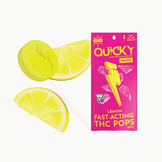 Quicky Edibles - Quicky Suckers - Lemon (Sativa) - 10mg - 1