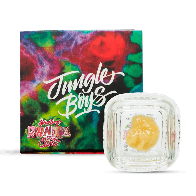 Jungle Boys Strawberry Runtz Cake - 1g 104u Live Rosin Batter concentrate