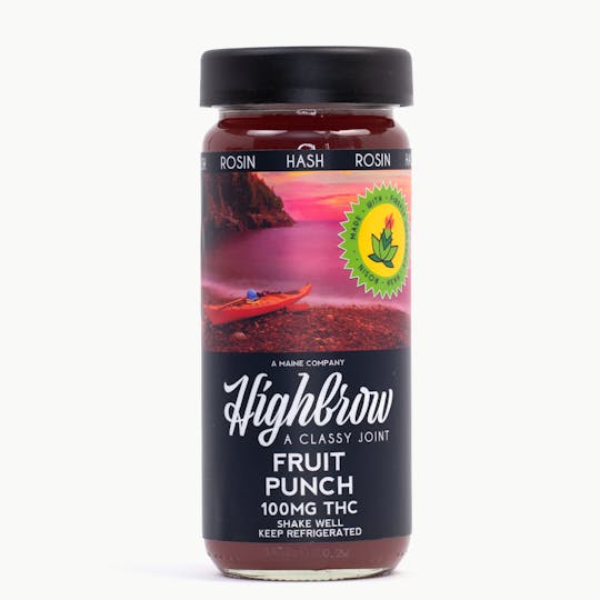 Highbrow - Highbrow Hash Rosin Fruit Punch Drink 100mg - Medical - 1