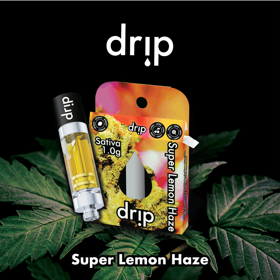 CRDP×DGNリキッド 1ml Super Lemon Haze Super Lemon Haze CUREpen Cartridge - 1g - West Coast Cure