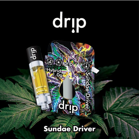 Drip Vapes - Drip 1g Cartridge - Sundae Driver (Hybrid) - 1