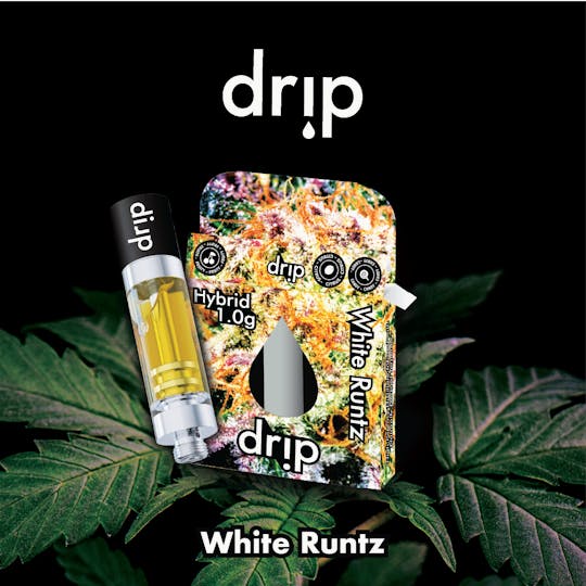 Drip Vapes - Drip 1g Cartridge - White Runtz (Hybrid) - 1