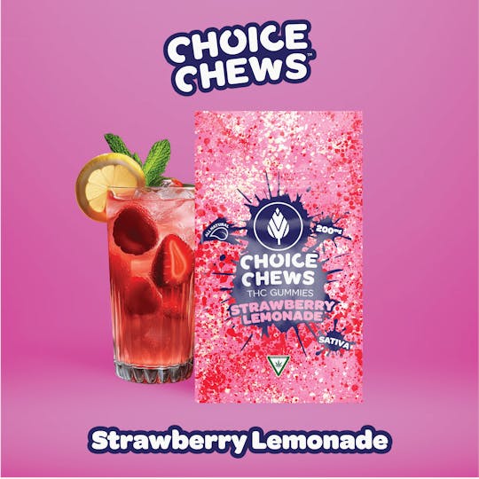 Choice Chews - Choice Chews - Strawberry Lemonade Gummies (Sativa) - 200mg - 1