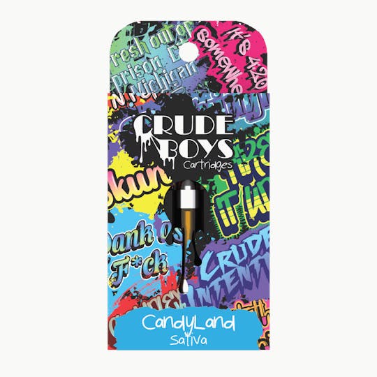 Crude Boys Concentrates - Crude Boys 1g Cartridge - Candyland (Sativa) - 1