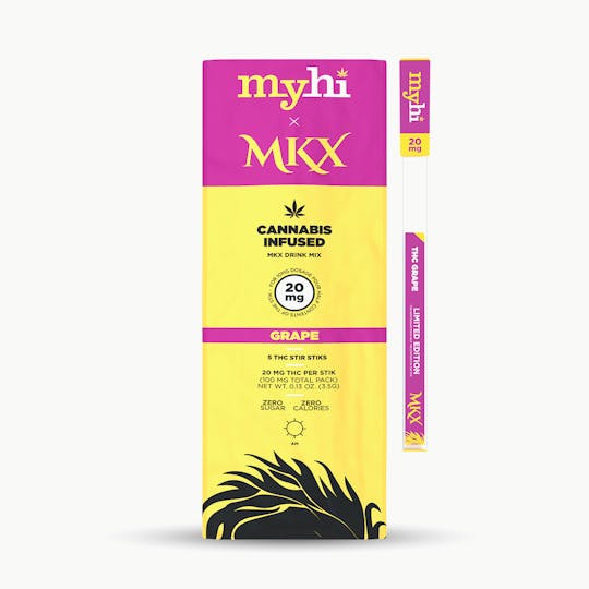 MKX Oil Co - MyHi Infused STIR STIKS "Grape" (5 Pack) - 1