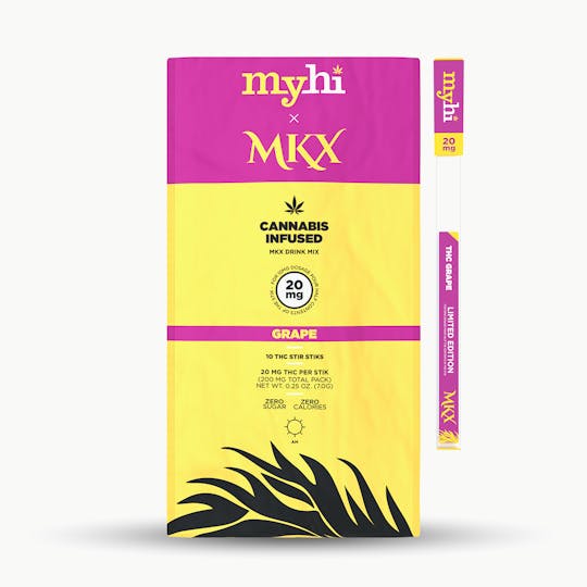 MKX Oil Co - MyHi Infused STIR STIKS "Grape" (10 Pack) - 1