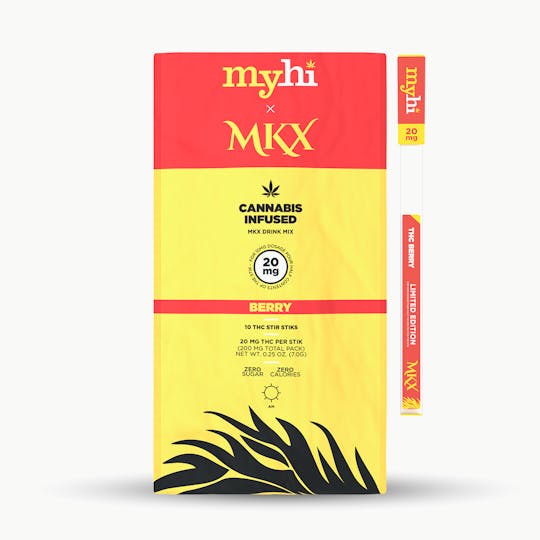 MKX Oil Co - MyHi Infused STIR STIKS "Berry" ( 10 Pack) - 1