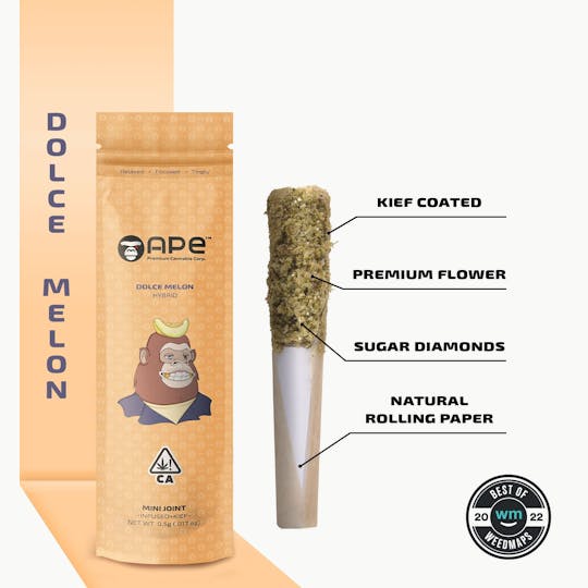 APE Premium Cannabis Corp - DOLCE MELON — Infused Joint 0.5g - 1