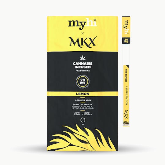 MKX Oil Co - MyHi Infused STIR STIKS "Lemon" (5 Pack) - 1