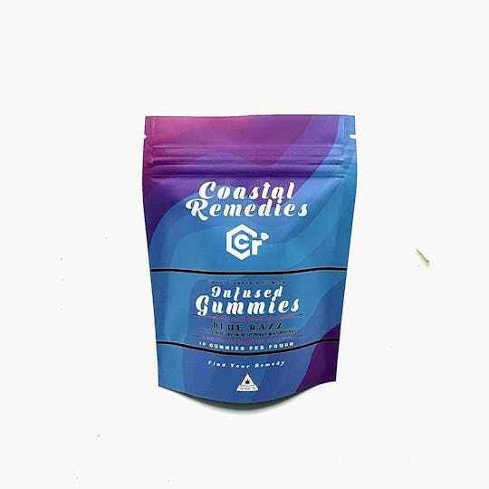 Coastal Remedies - 1000mg Blue Razz Gummies | Coastal Remedies - 1
