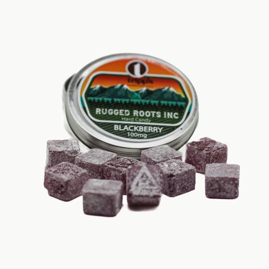 Rugged Roots - Rugged Roots - Blackberry 100mg Hard Sweets - 1