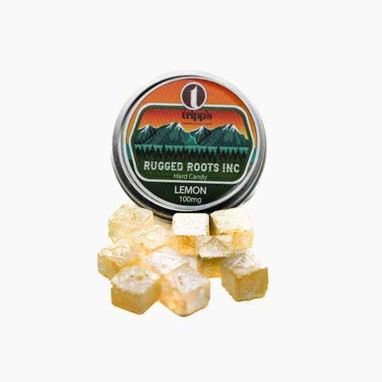 Rugged Roots - Rugged Roots - Lemon 100mg Hard Sweets - 1
