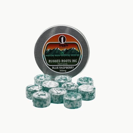 Rugged Roots - Rugged Roots - Blue Raspberry 300mg Hard Sweets - 1