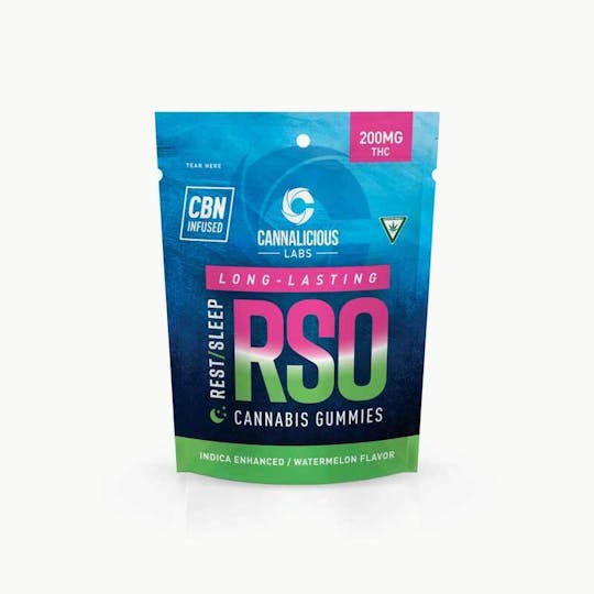 Cannalicious Labs - RSO Rest Gummy - Watermelon - 200mg - 1