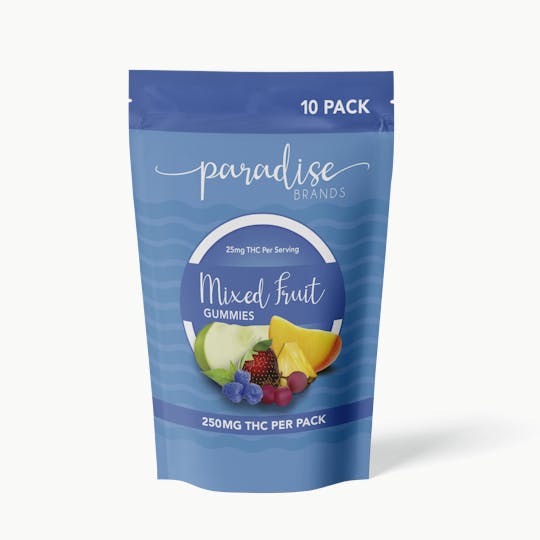 Paradise Brands - 10 Pack Gummies Assorted 250mg - 1