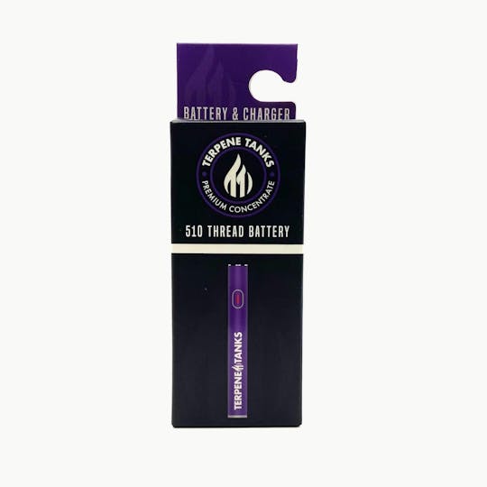 Terpene Tanks - TERPENE TANKS 510 THREAD BATTERY PURPLE - 1