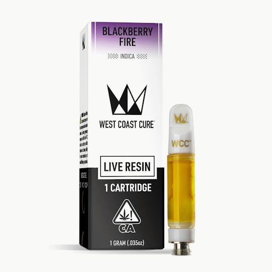 West Coast Cure - Blackberry Fire Live Resin Cartridge - 1g - 1