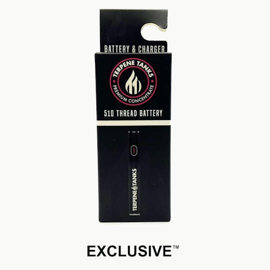 Terpene Tanks - TERPENE TANKS 510 THREAD BATTERY BLACK - 1