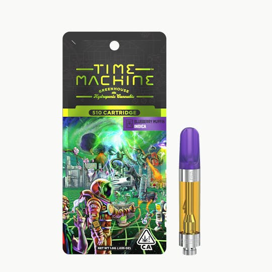 Time Machine - Blueberry Muffin' Indica Vape (1g) - 1