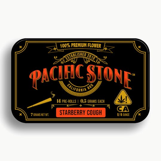 Pacific Stone - Starberry Cough Sativa Pre-Rolls 14pk (7g) - 1