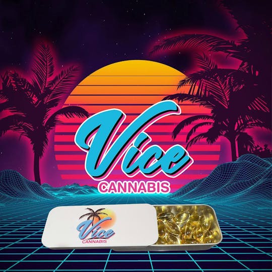 Vice Cannabis - Vice THC Distillate Gel Capsules: 200mg (10mg ea) - 1