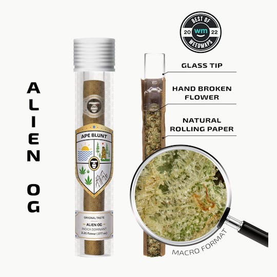 APE Premium Cannabis Corp - ALIEN OG — Blunt 2.2 g | .077 oz - 1