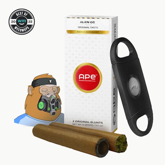 APE Premium Cannabis Corp - ALIEN OG — Double Blunt 4 g | .141 oz - 1