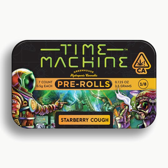 Time Machine - Starberry Cough Sativa Pre-Roll .5g 7-Pack (3.5g) - 1