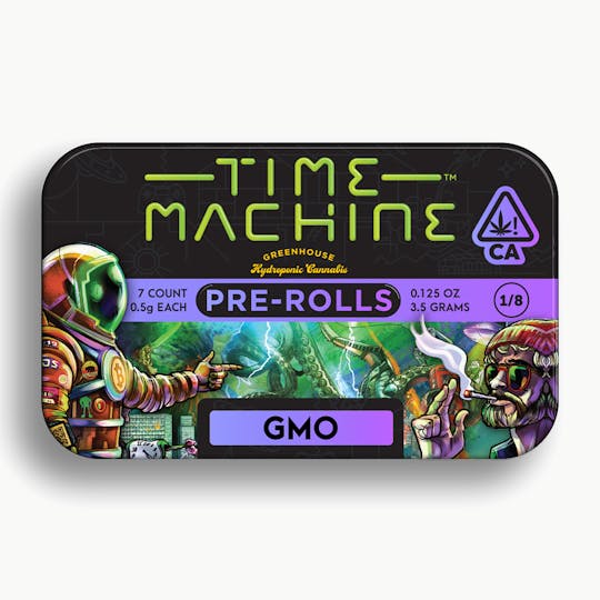 Time Machine - GMO Indica Pre-Roll .5g 7-Pack (3.5g) - 1