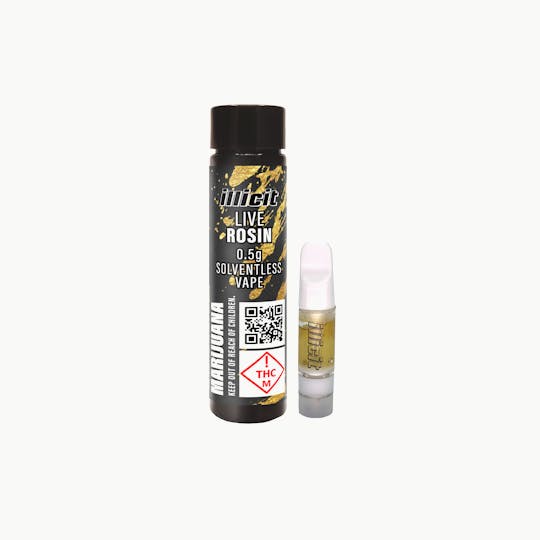 ILLICIT - Live Rosin 0.5g Vape Cartridge - 1