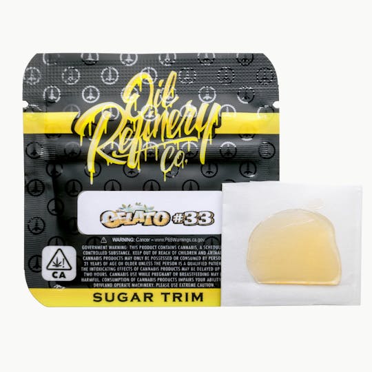 Jungle Boys - Oil Refinery Co | Gelato #33 - .5g Sugar Trim - 1