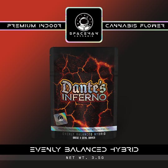 Spaceman Cannabis - Spaceman - 3.5g Flower - Dante's Inferno - 1