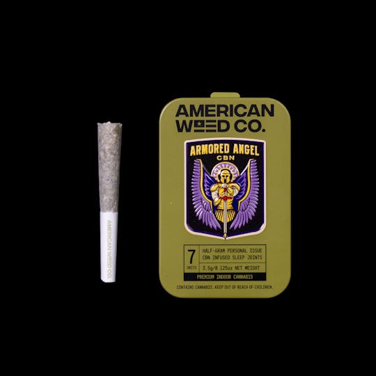 American Weed Co. - Armored Angel - Infused CBN Pre-Roll Pack (0.5g x 7) CA - 1
