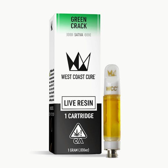West Coast Cure - Green Crack Live Resin Cartridge - 1G - 1