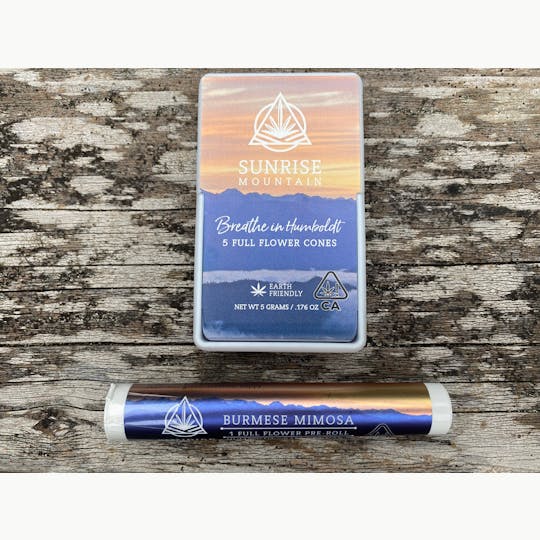 Trusty Transportations - Burmese Mimosa Preroll Single 1g (Sum: 27%, THC 23%, Sativa) - 1